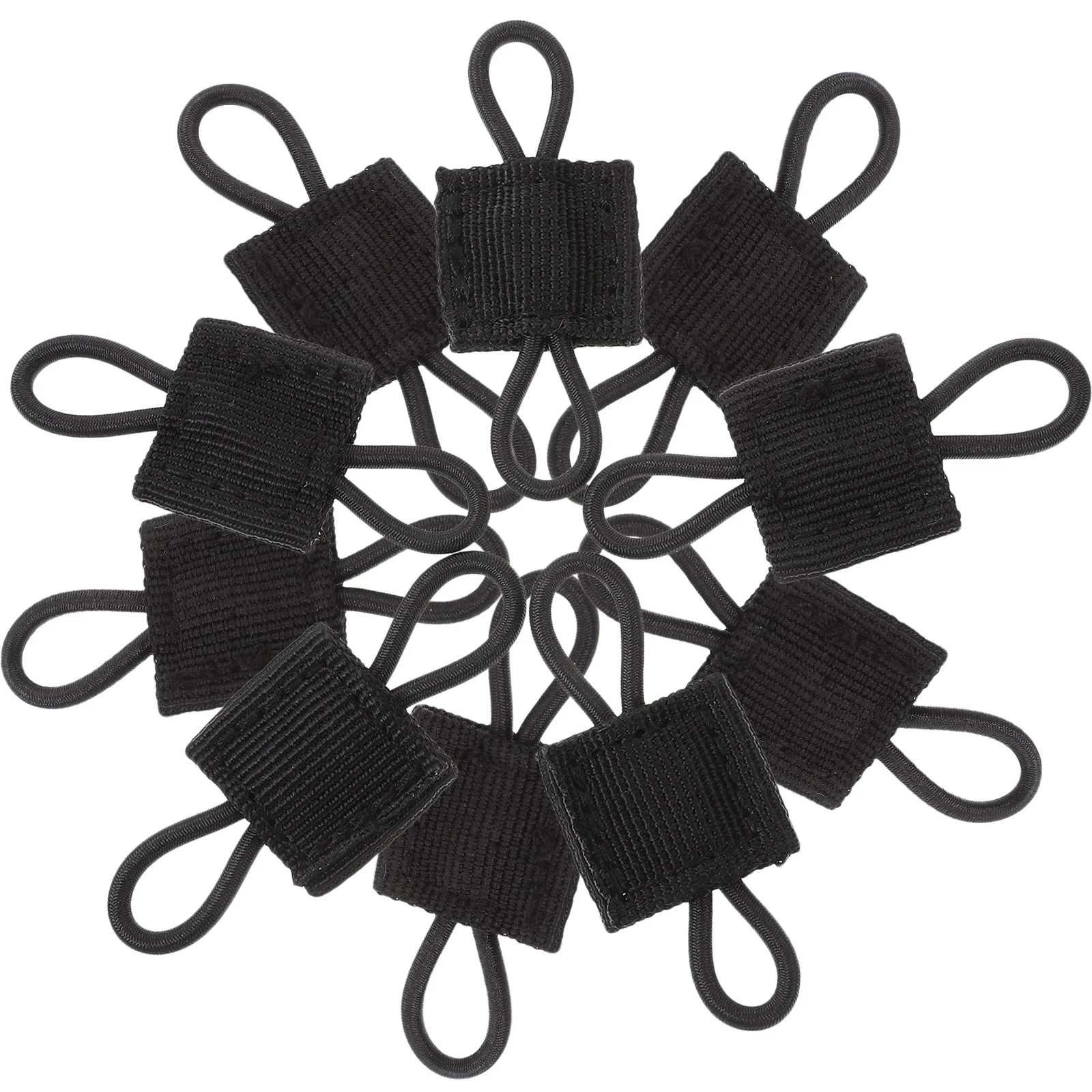 20 piezas sujetador de interfono agarre de nailon duradero para uso manos libres accesorios de viaje para acampar al aire libre sujetador de interfono
