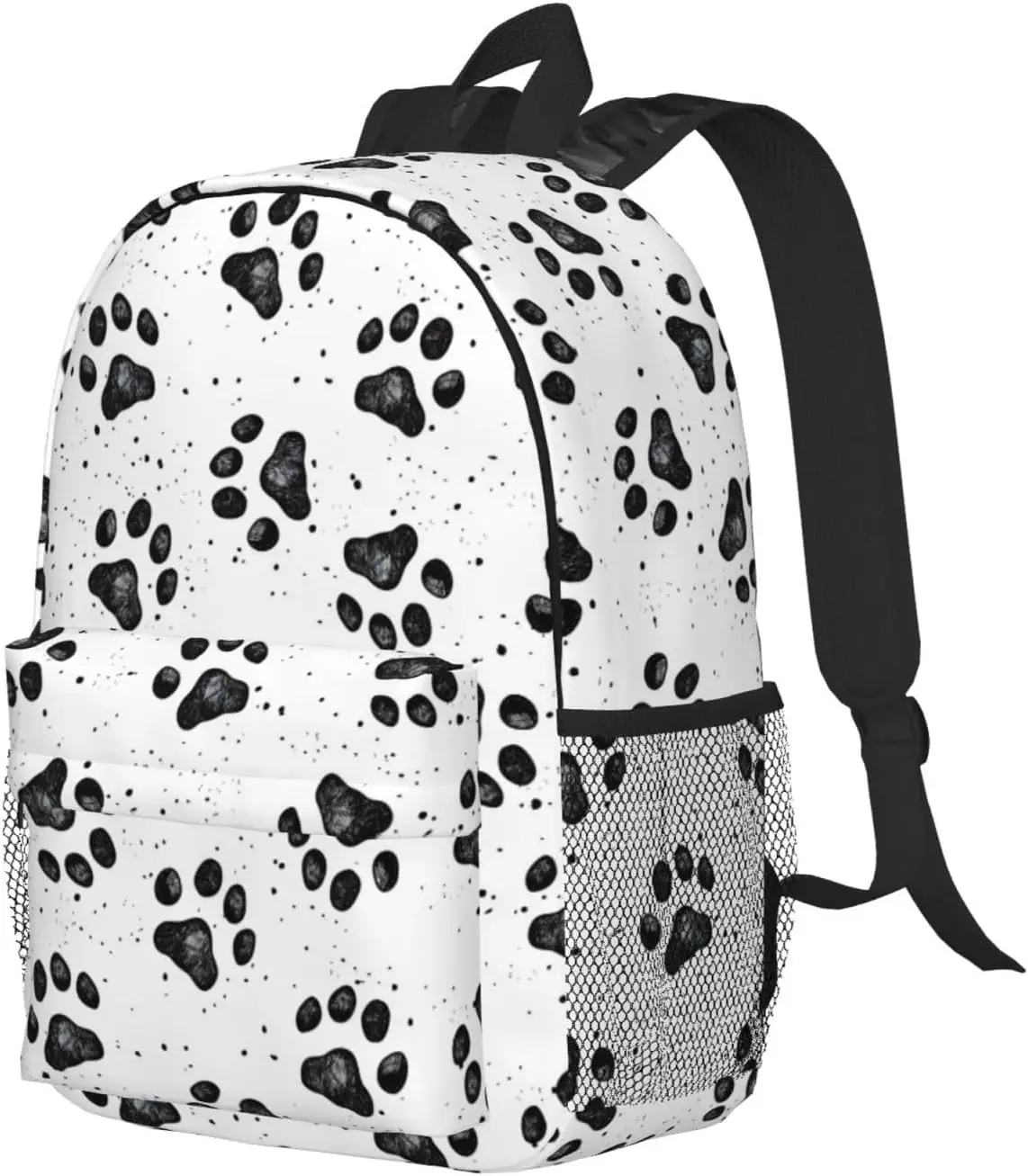 Dog Paw Pattern Print Adults Backpack Lightweight Backpacks For Hiking Work Laptop Backpack Men Women