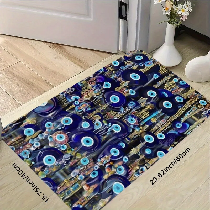 

1PC Bohe Styles Pattern Kitchen Rugs Non-Slip Home Door Mats Pop design Bathroom Rug Bath Mat Carpet for Home Sink Laundry Decor