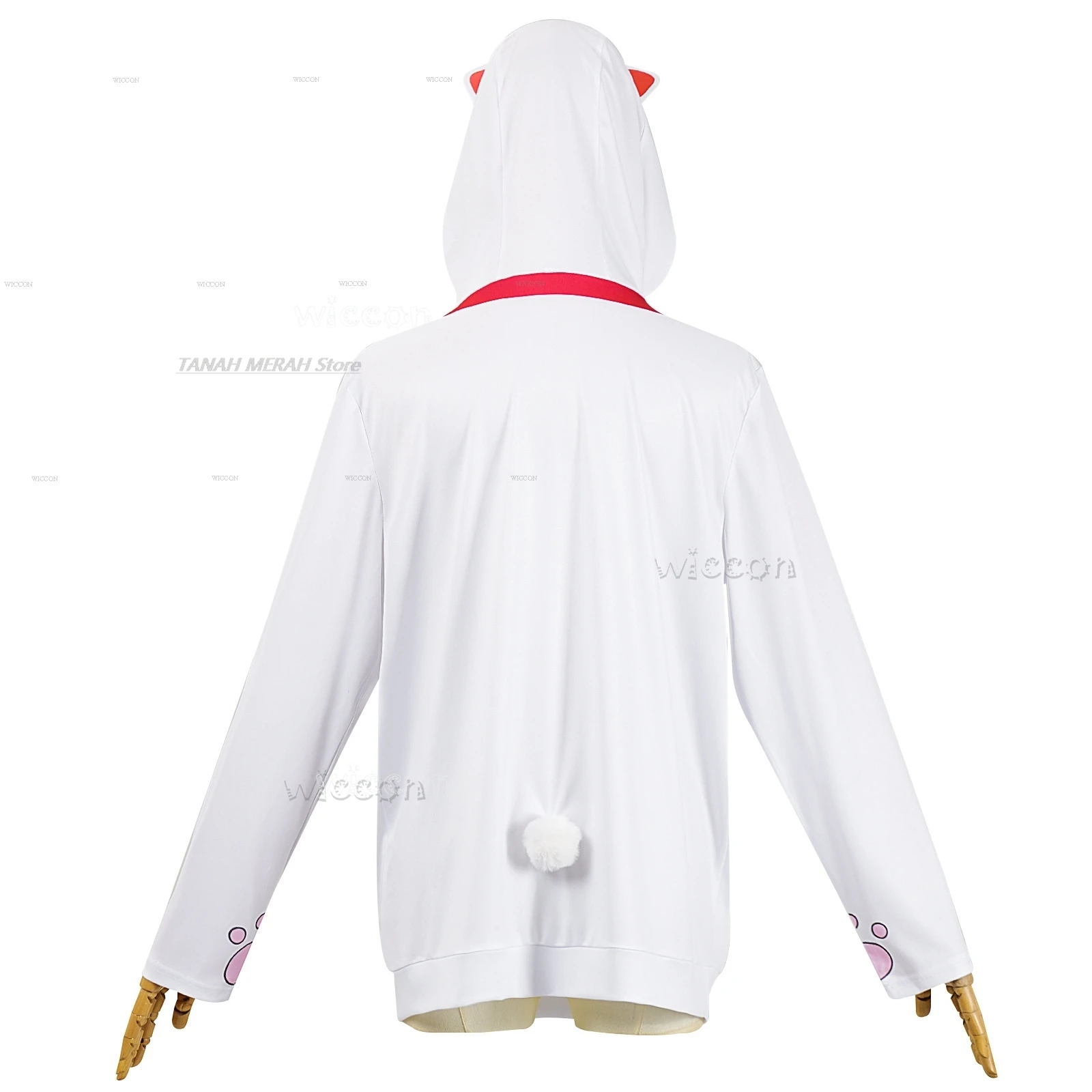 أزياء داندادان توربو الجدة التأثيرية بقلنسوة علوية هدية لطيفة يوكاي كيرو بابا تابو بابا محشوة على شكل قطة محظوظة ملابس لطيفة