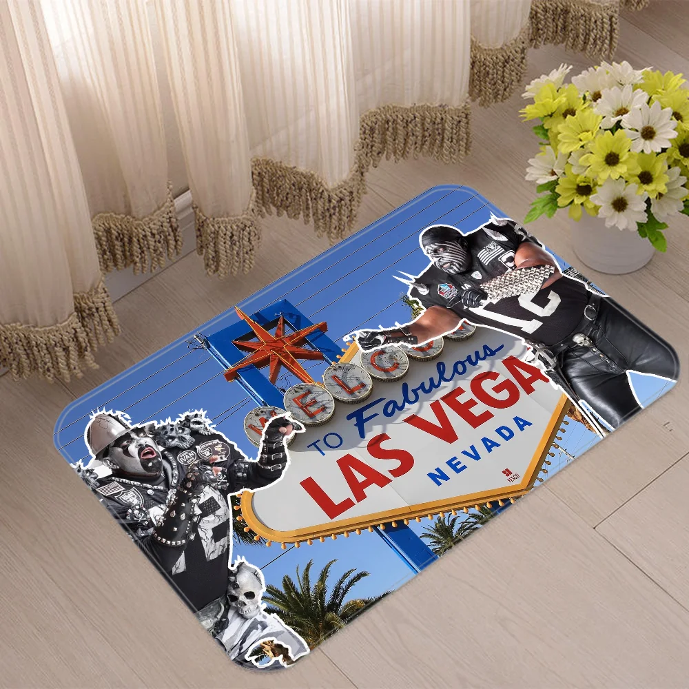 Bath Mat for Hallway on the Floor Las VegaS RaiderS Decoration Home Accsessories Carpet in the Bedroom Rug Living Room Mat Foot