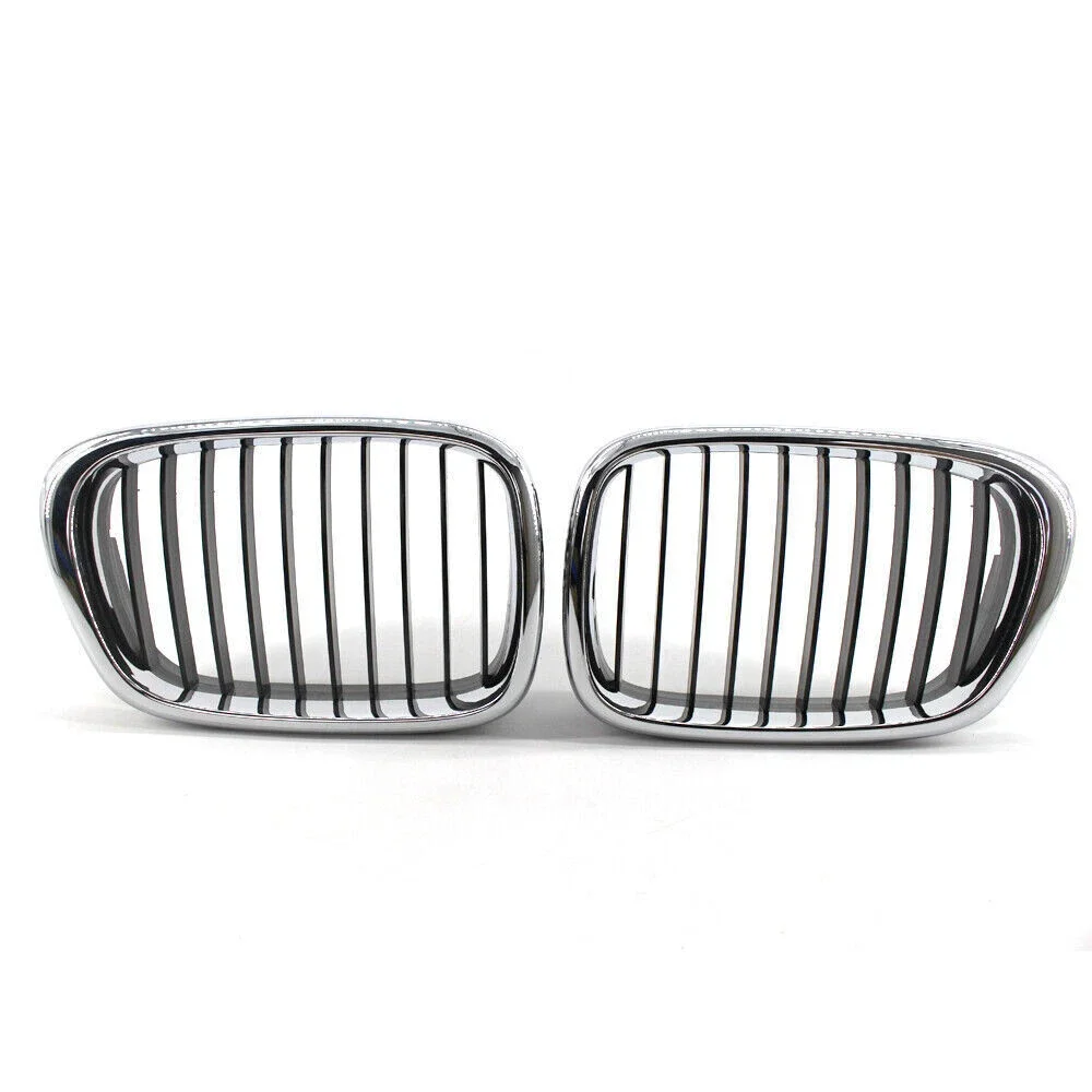 

1 Pair Left+Right For BMW E39 5 Series 1999-2003 Front Bumper Kidney Racing Grille 51137005837 51137005838