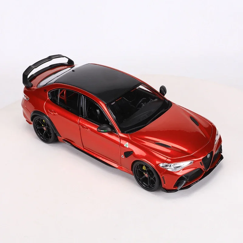Tapacubos Burago 1:18 Alfa Romeo Giulia GTAm, Modelo de Coche de Aleación con Puertas Abatibles