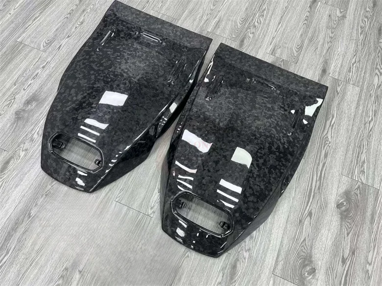 2 capas de assento de fibra de carbono secas forjadas para Lamborghini URUS acessórios de capa de assento de fibra de carbono seca forjada