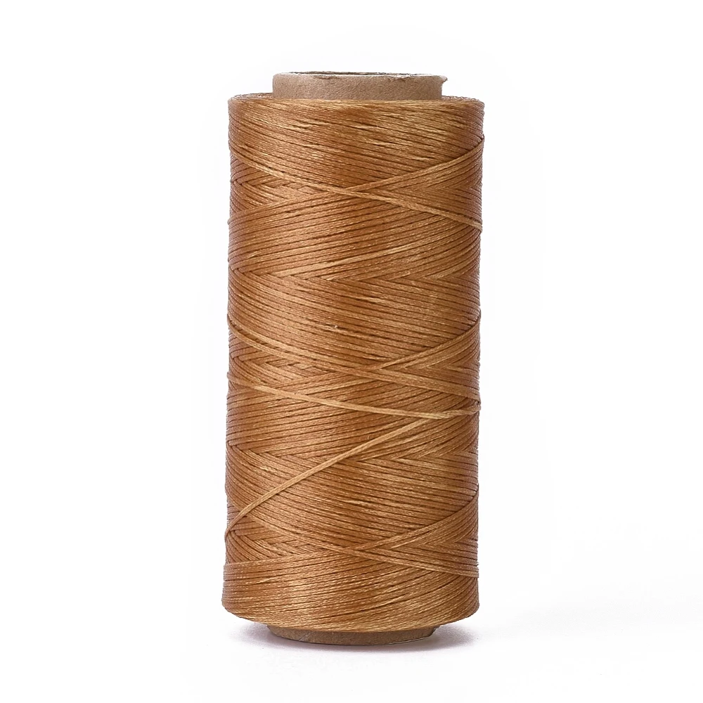 3 Roll 0.8mm Flat Waxed Polyester Cord Micro Macrame Cord Sewing Thread for Bracelet Necklace Wedding Home Decor about 260m/Roll