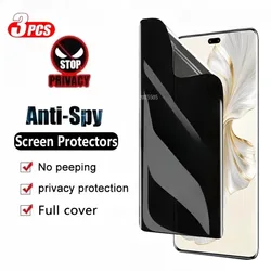 3Pcs Anti Spy Privacy Hydrogel Film For Huawei Honor 200 Pro X8B 8X 70 Lite For huawei Mate 30 lite Screen Protector Magic 5 Pro