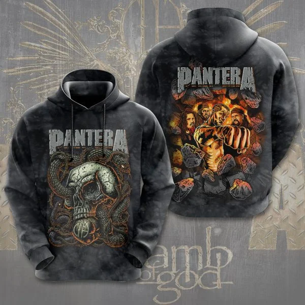 Popular Heavy Metal Rock Band Pantera Hoodies 3D Print Men/Women Tracksuit Sweatshirt Long Sleeve Hip Hop Hoodie Men\'s Hoodied