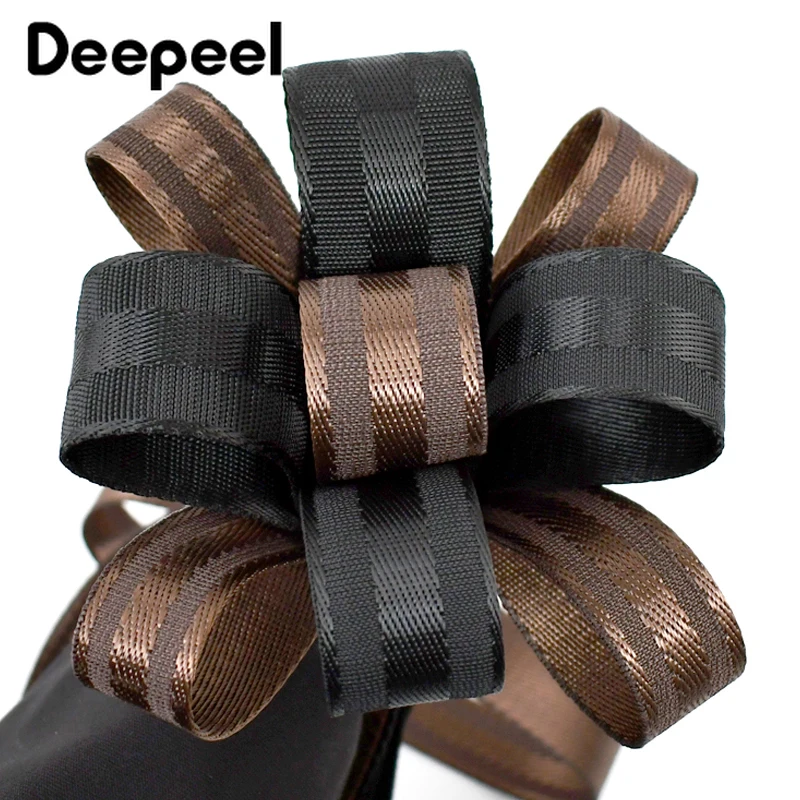 

5/10M 25/32/38mm Nylon Webbing Strap Pet Collar Safety Bias Binding Ribbon Decorative Braid Belt Sling Band Sewing Accessories