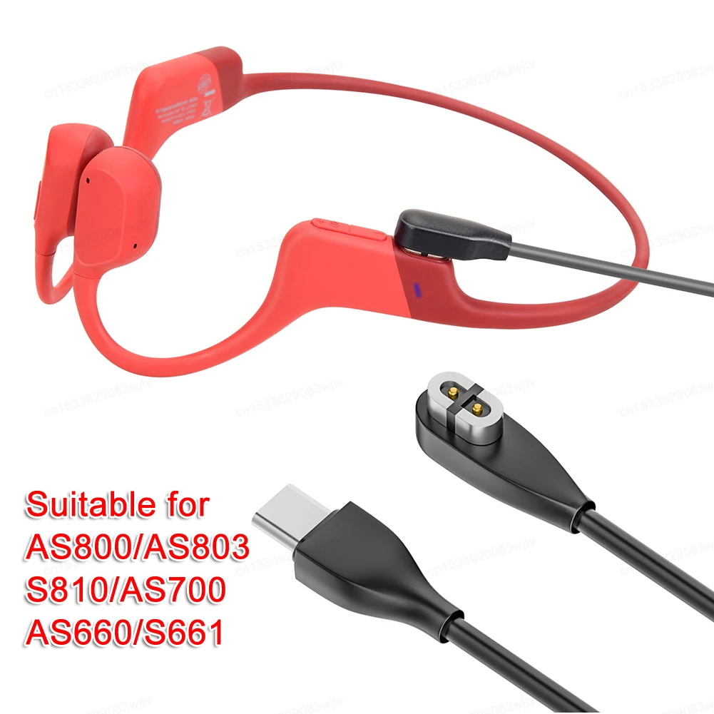 Magnetic Charging Cable USB Type-C Replacement Charger Connector Cord for Aftershokz Aeropex AS800 for Shokz OpenRun Pro