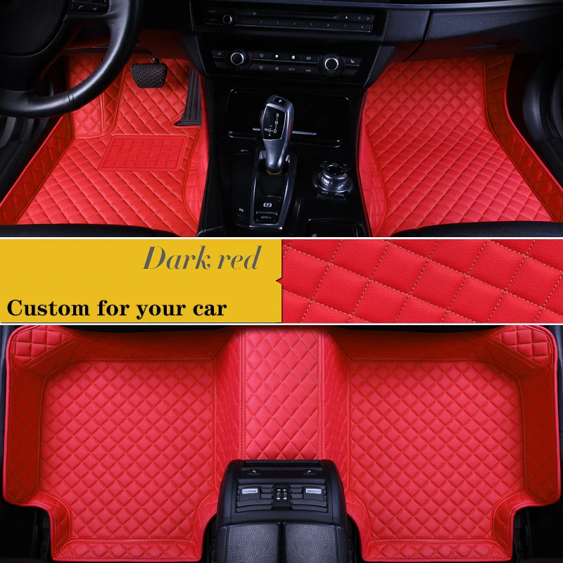 

Car Floor Mat For Changan Uni T K Cs15 Cx70 Cs35 Plus Hunter Custom Leather Waterproof Carpet Rugs Auto Accessories