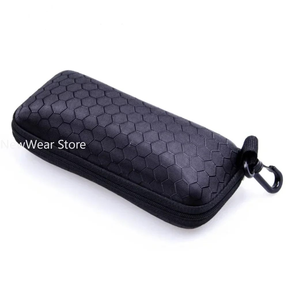 Glasses Storage Box Honeycomb Zipper Spectacle Case Sunglasses Case Black Sunglasses Zipper Bag Sun Case Variety Multicolor