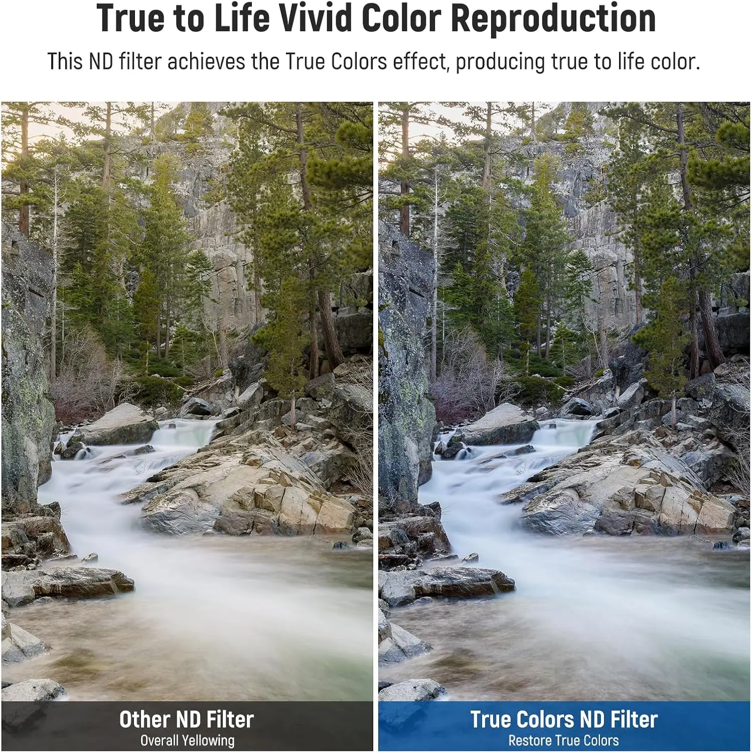 NEEWER 49mm-72mm True Colors Variable ND&CPL Filter with Putter, ND3-64, 2 in 1 Adjustable Limited Neutral Density & CPL Filter