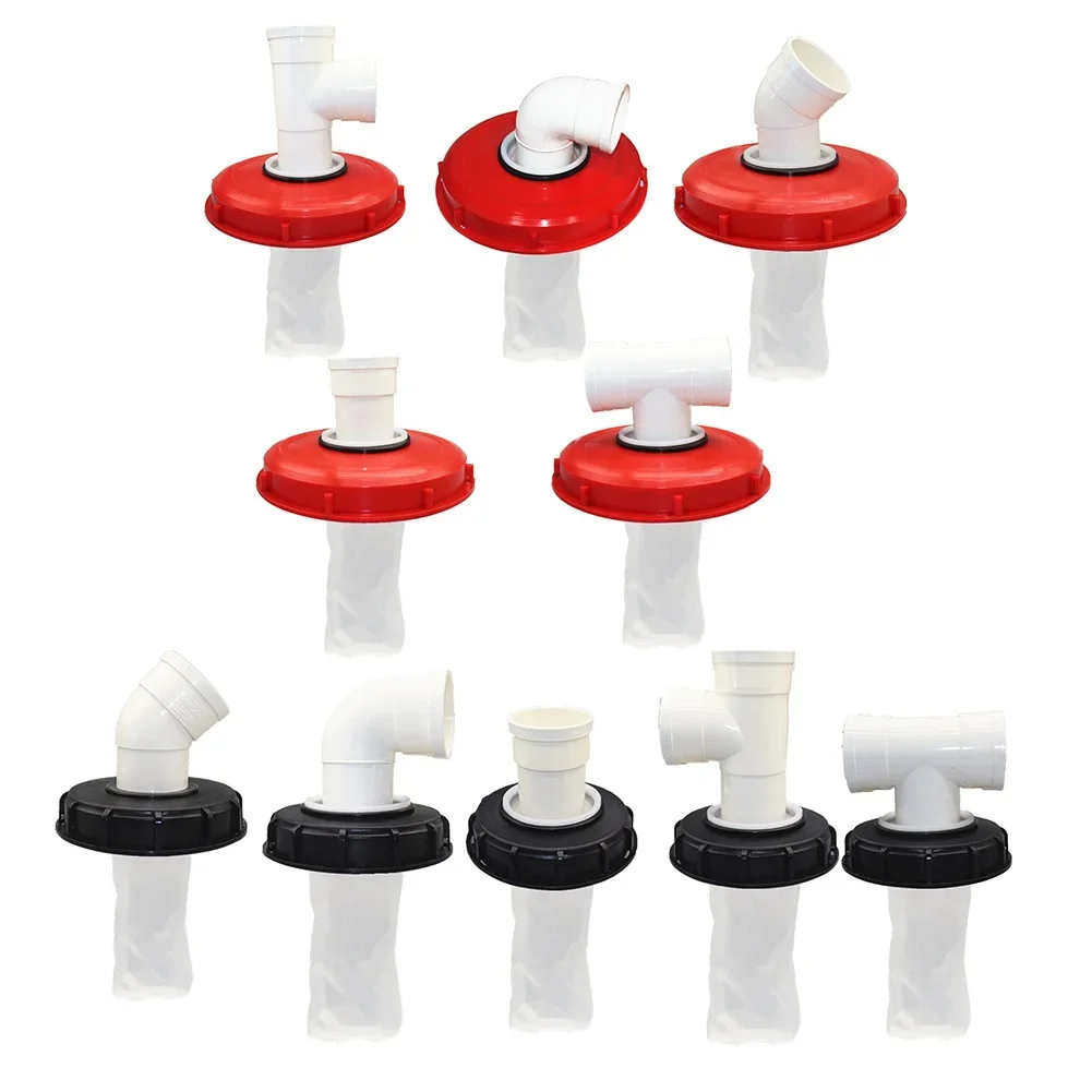 IBC Ton Pail Accessories Ton Pail Plastic With Filter Ton Pail Cover DN150 DN225 Washable Rainwater Filter Cover ﻿