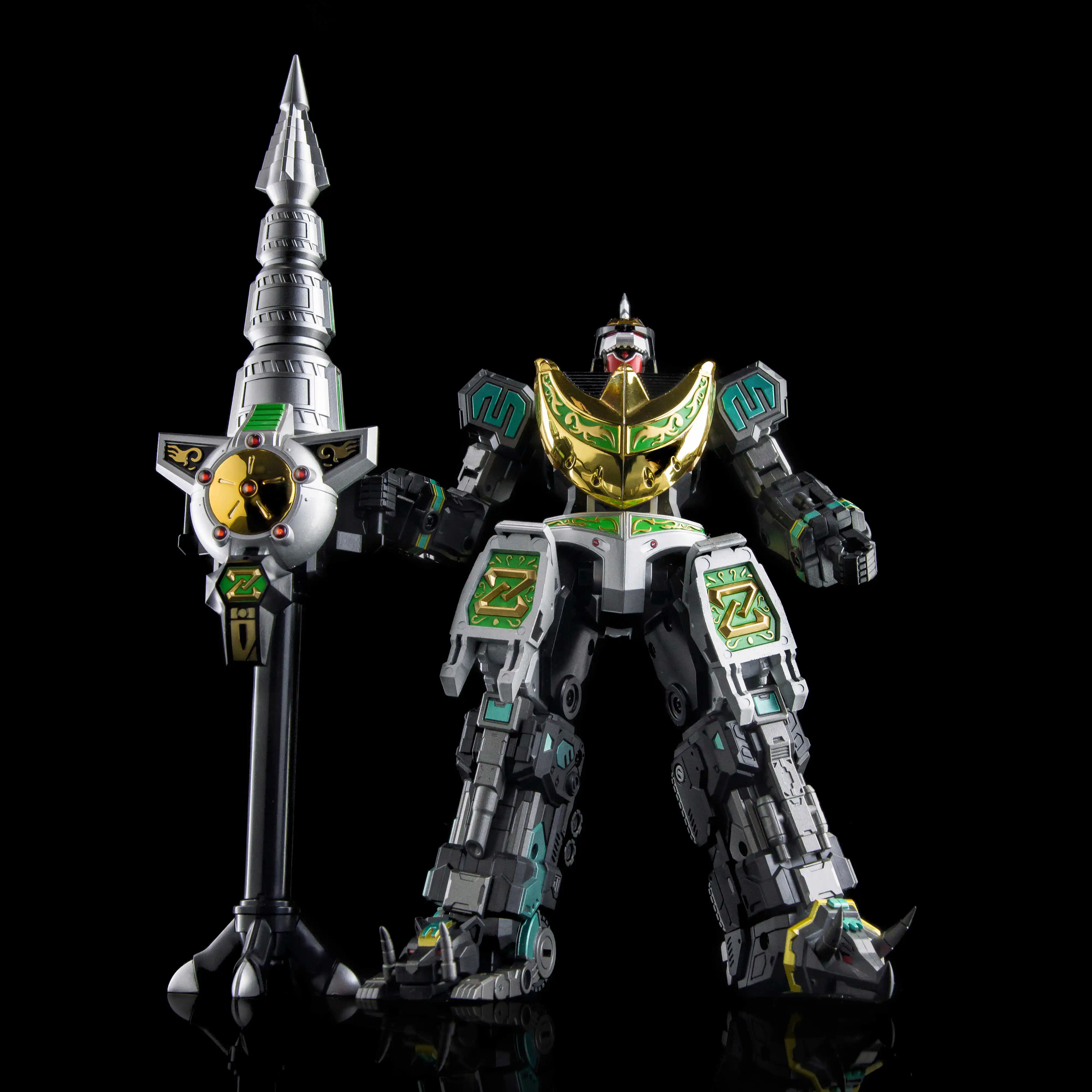 

In Spot Garage Kit Power Rangers Lucky Cat Micro Cosmos Mc-05 And Mc-03 Dragon King Caesar Action Figure Collectible Model