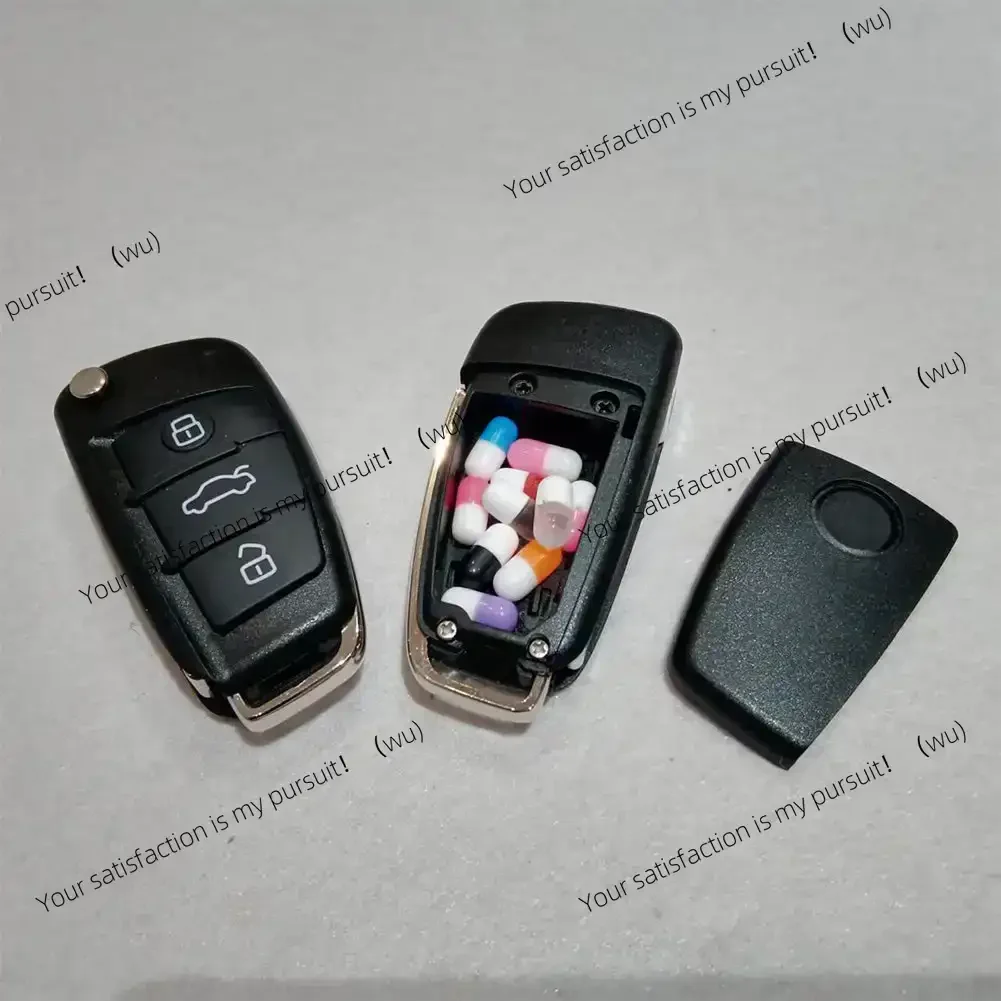 Key shape creative mini hidden box, secret compartment hidden