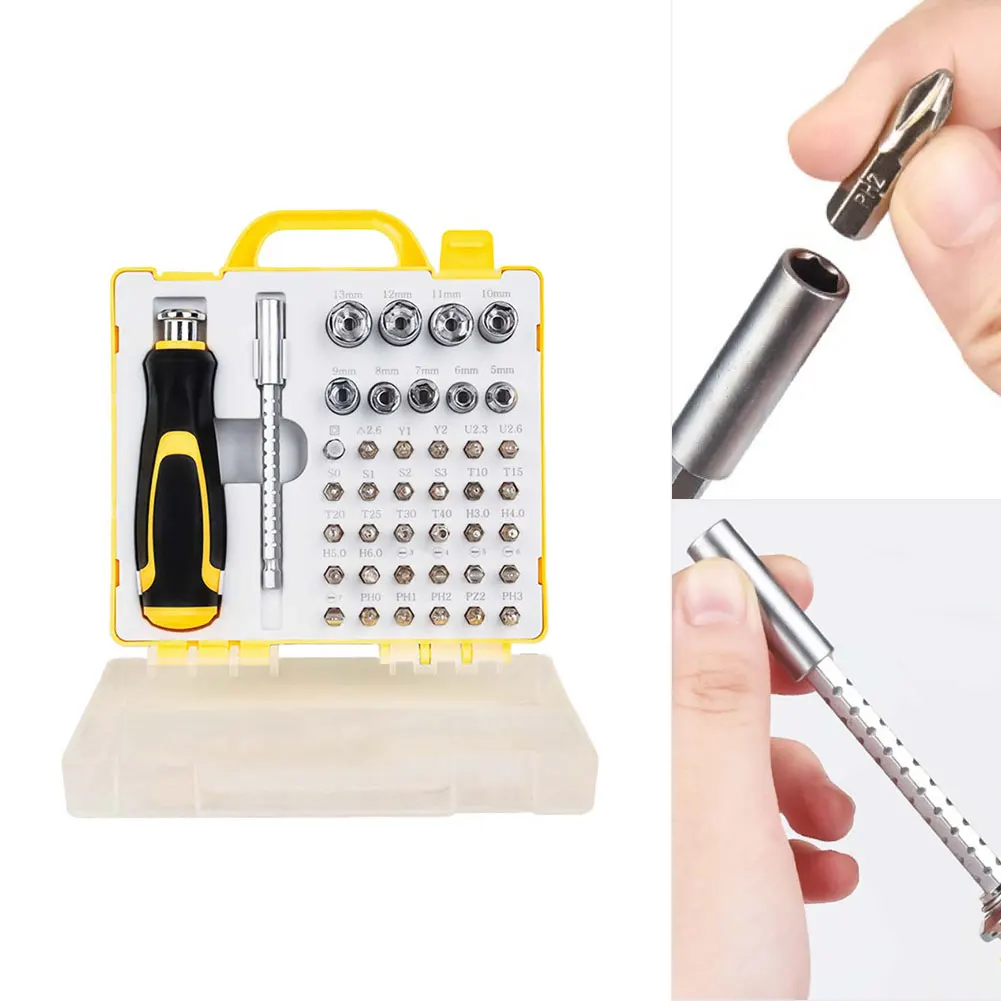 

Набор отверток 42 в 1 с нескользящей ручкой для ремонта электроники и бытовой техники своими руками