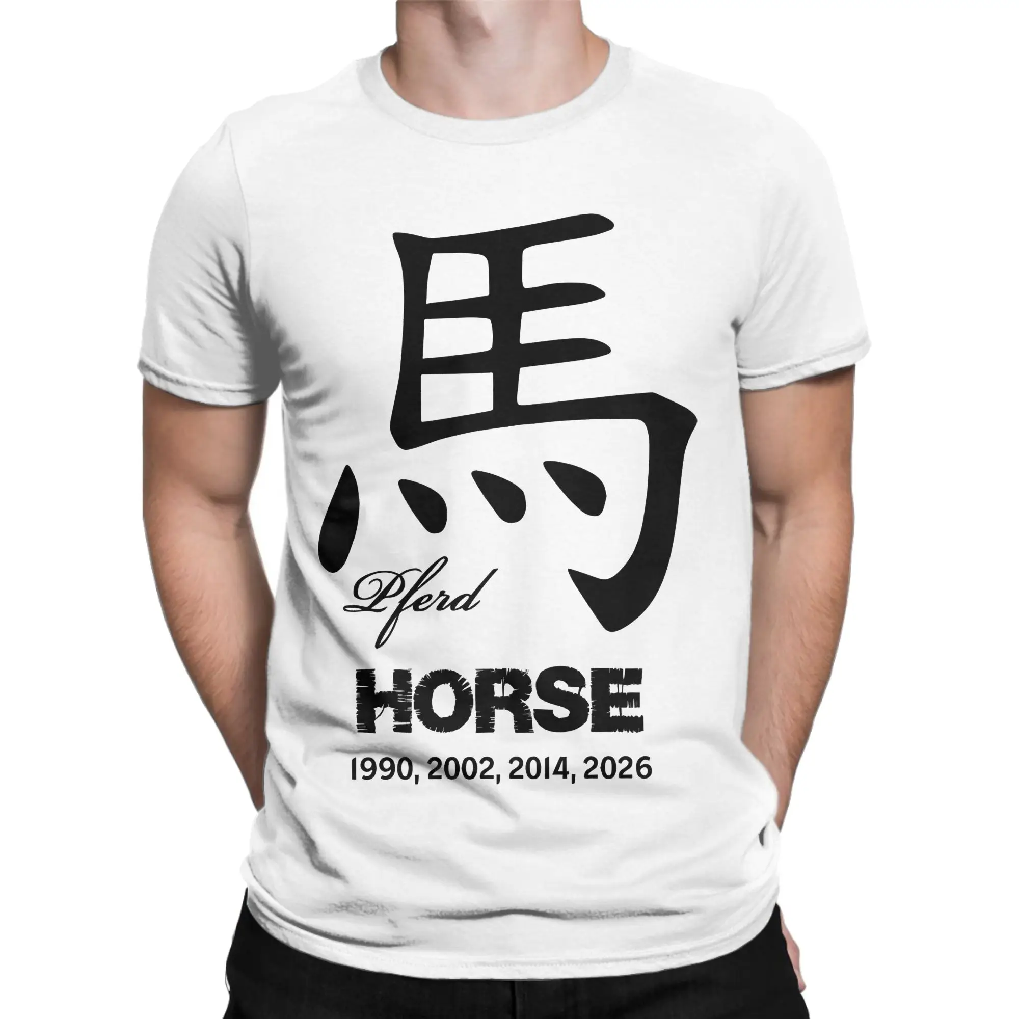 

Year Of The Horse 2026 Chinese Lunar New Year Tee Shirt for Men Women Gift Idea T Shirts 100% Cotton Clothing