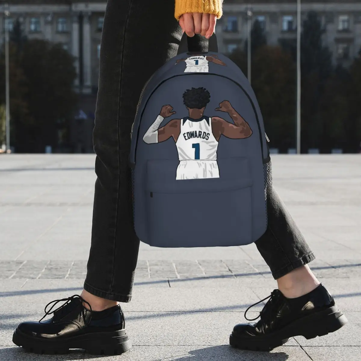 Anthony Edwards Back To Backpack Student BookBag Children School Bag Computer Shoulder Bags for Men Women