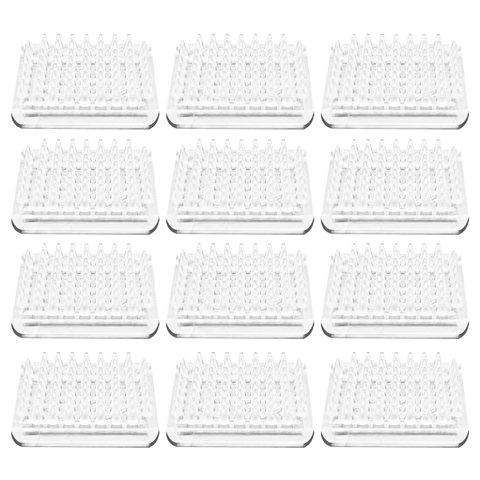 

12 Pcs Anti Slip Furniture Pads Anti-mobile Foot Floor Protectors Table Leg Non-slip Nonslip