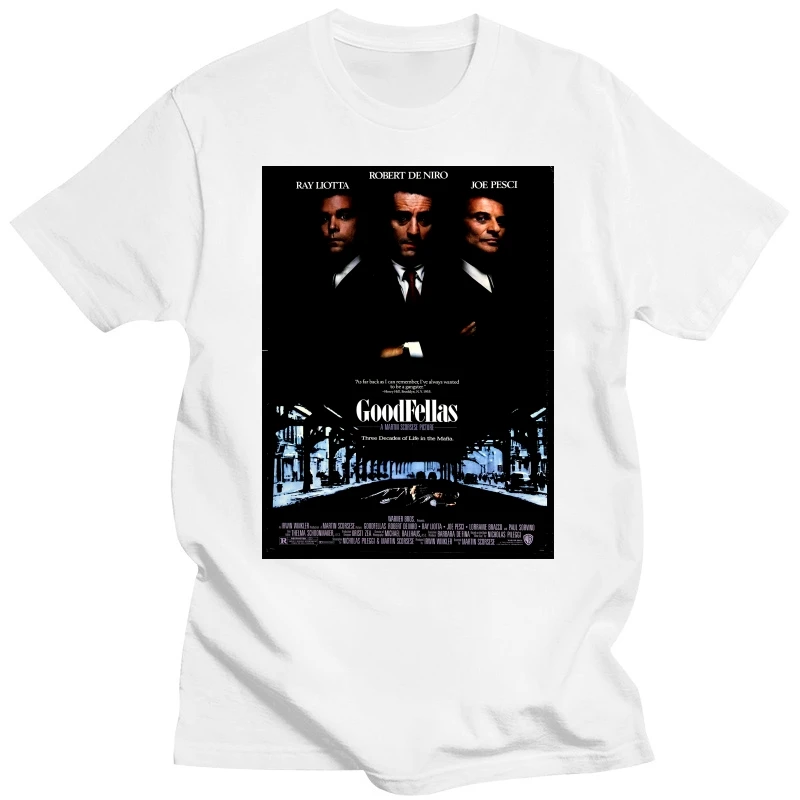 Goodfellas Movie Poster Unisex Fashions T-Shirt Motorcycle Tshirt Motorcyclist T-Shirt Oversized Tshirts Airborne Forces Xuprjm