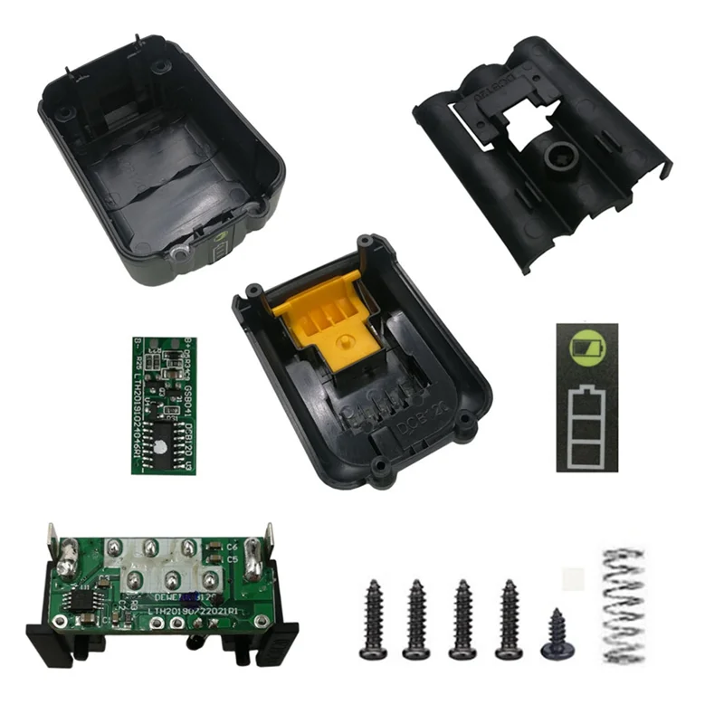 1Pcs DCB120 Battery Plastic Case PCB Charging Protection Circuit Board for DeWalt 10.8V 12V Li-Ion Battery Dcb125 Dcb127