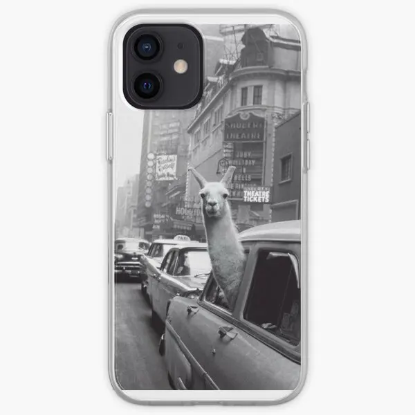 New York Llama Iphone Tough Case  Phone Case Customizable for iPhone X XS XR Max 6 6S 7 8 Plus 11 12 13 14 Pro Max Mini TPU