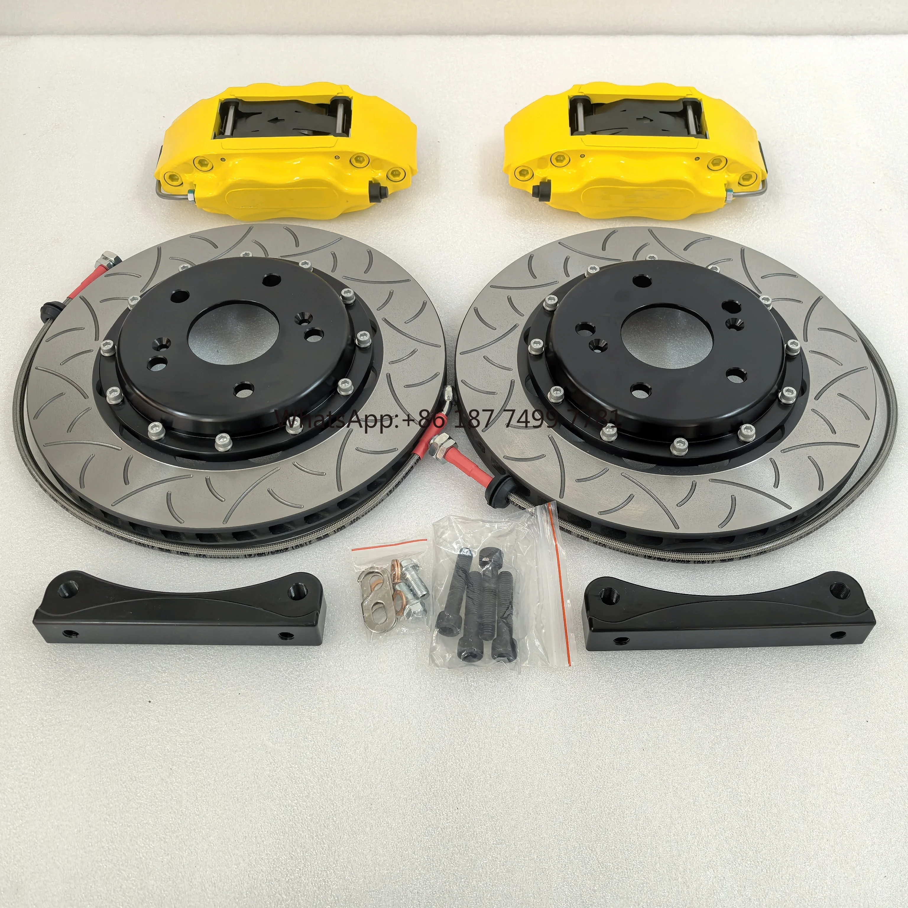 

.Car 4 Pot 7600 Brake Kit 300x24 Rotor for Inte.a DC2 Rim 16