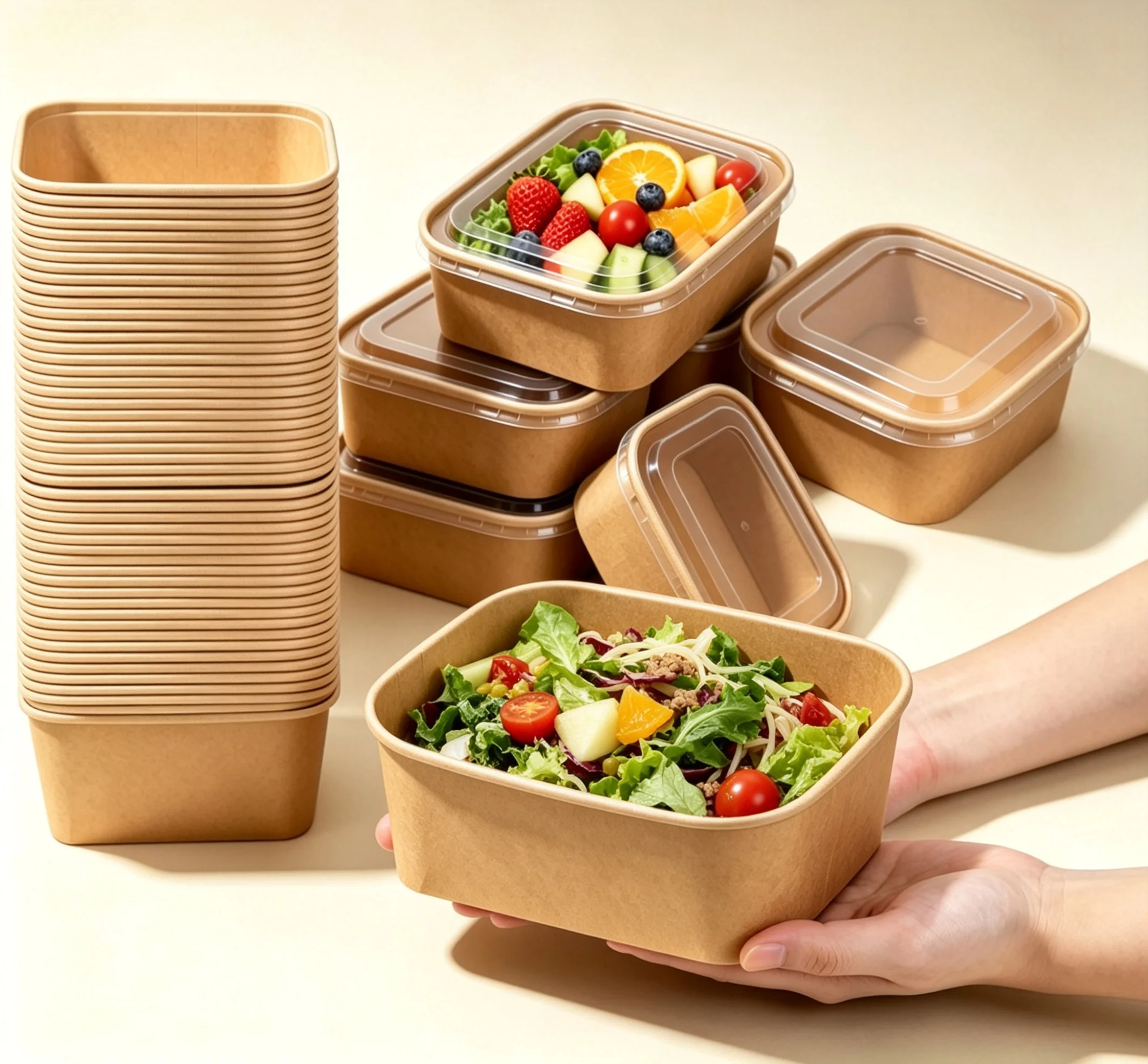 Food Storage Safety - 50 buah kotak makan siang sekali