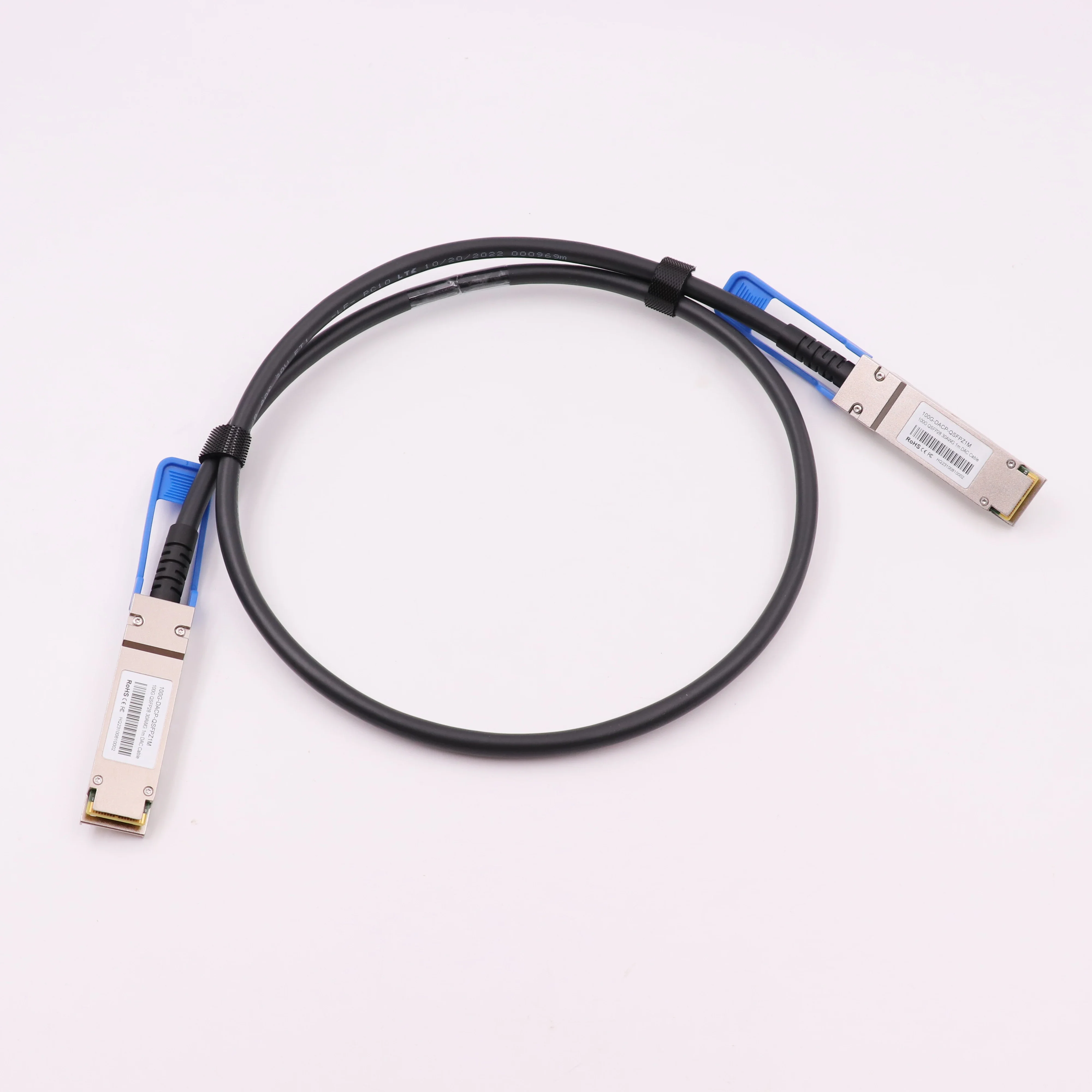 

Generic DAC 100G-DACP-QSFPZ1M Direct Attach Copper Cable 100G QSFP28 30AWG 1M DAC Twinax Cable MikroTik Compatible