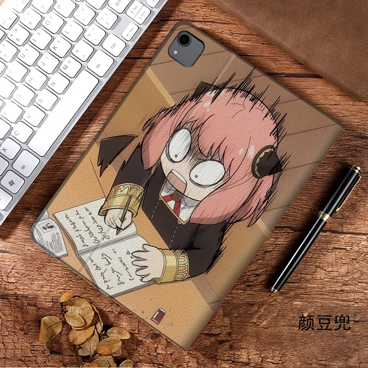 Imagem -03 - Anime Anya Forger Shell Protetora Capa para Ipad 10.2 Mini Air Ipad Pro 11 12.9 Luxo