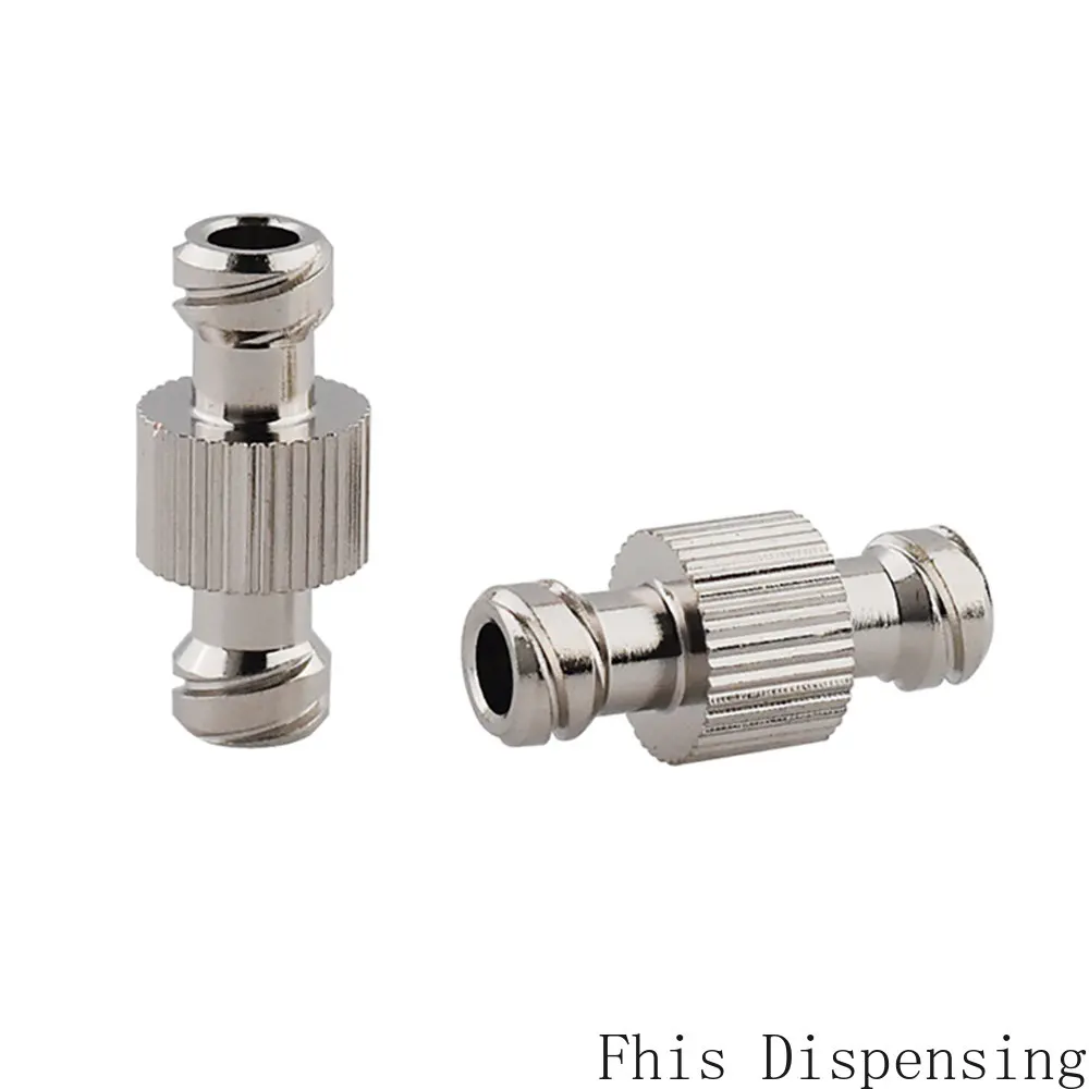 Connector for Luer Lock Syringe Metal Double Joints or