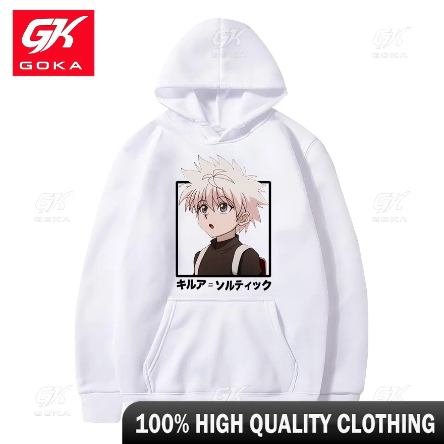 Hunter X Hunter Japan Anime Herren Damen Hoodies Harajuku Gon Killua Print Sweatshirt Unisex Herbst Winter Streetwear Unisex Tops