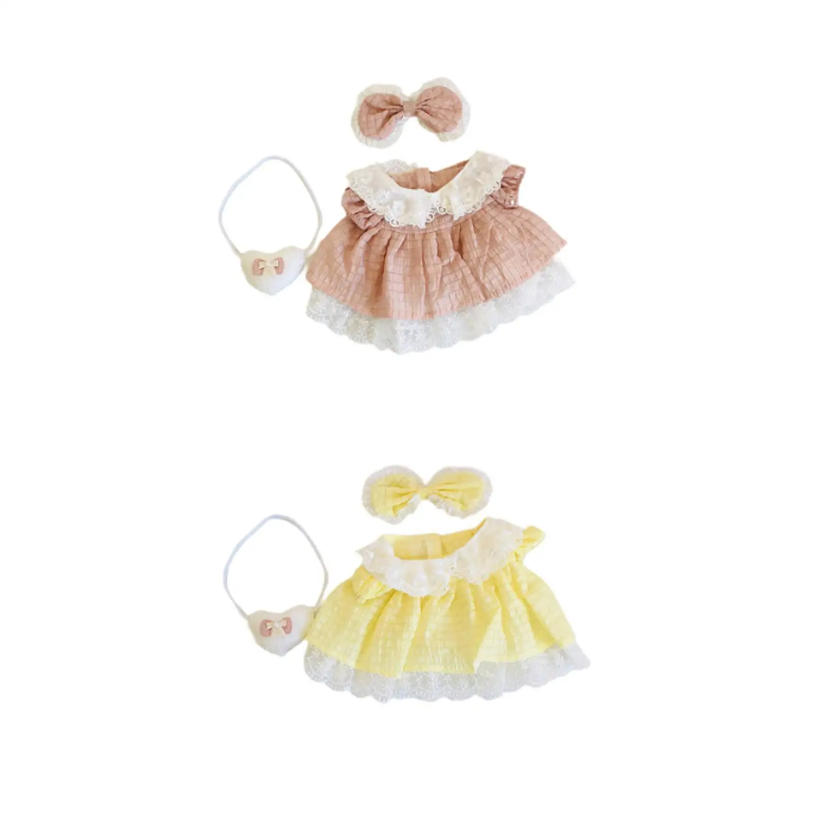 Fashion Dolls Dress Suit Miniature Clothing Fashion Costume Accessories Princess Dress Clothes for 14.96inch Doll Girls Dolls