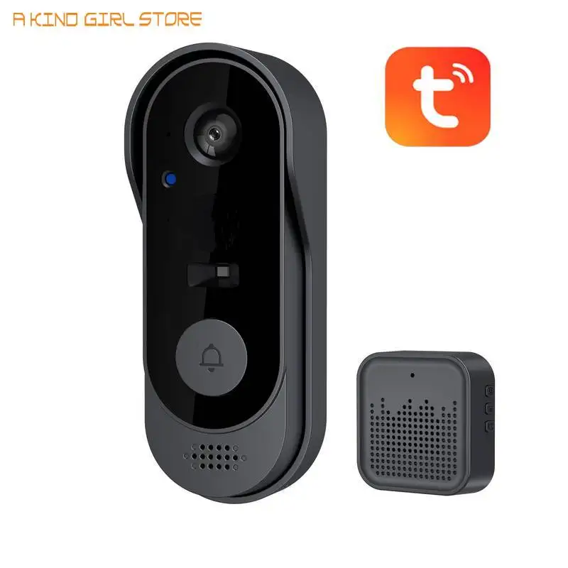 Tuya – sonnette avec caméra sans fil, pour maison intelligente, WIFI HD, téléphone extérieur, caméra de sécurité, interphone vidéo, Vision nocturne