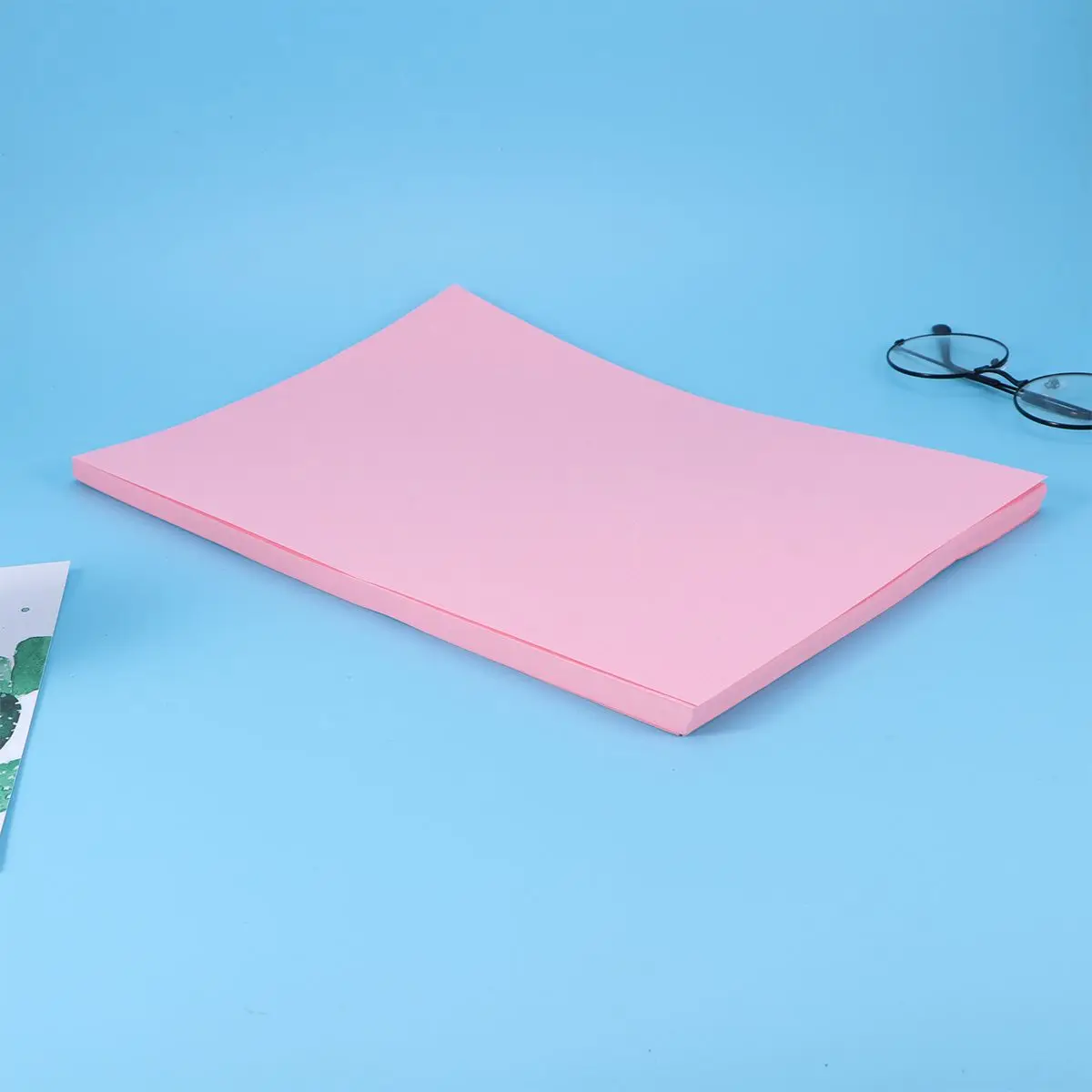 100 szt. Scrapbooking różowy do druku pastelowy papier kopiarka A4 kolorowe konfetti do kopiowania