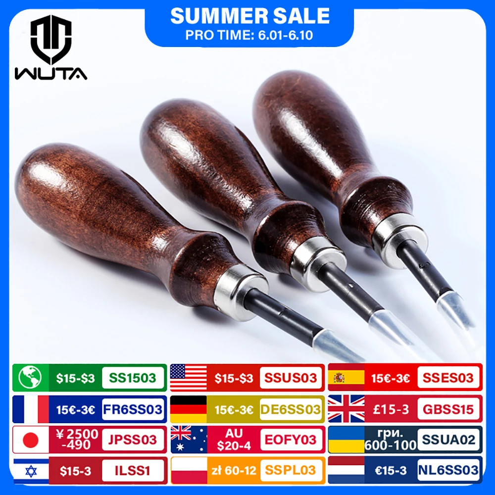 WUTA – biseauteuse en cuir aiguisé, outils en cuir, outils de bricolage, outils cuir professionnel, fabricant de ceintures en acier à haute teneur en carbone