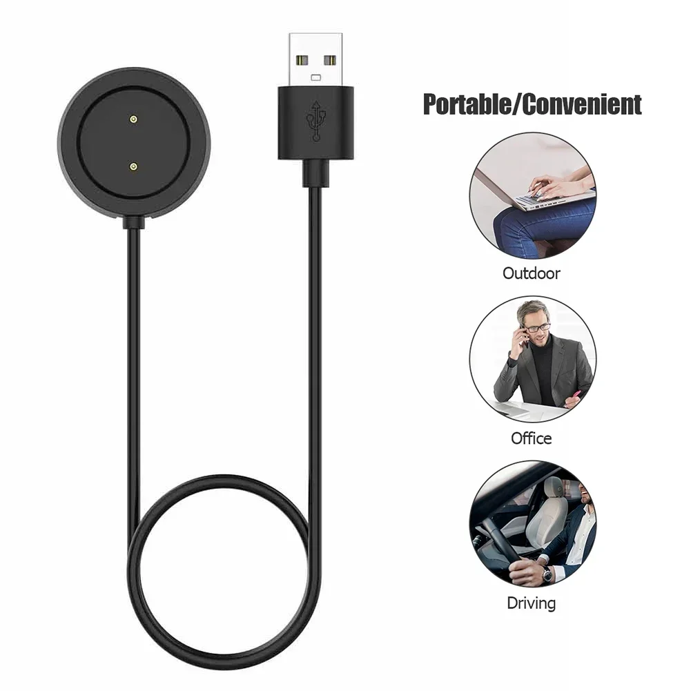 1M USB Charger Cradle Dock Base For Huami Amazfit T-rex GTR 42mm 47mm Smart Watch Fast Charging Power