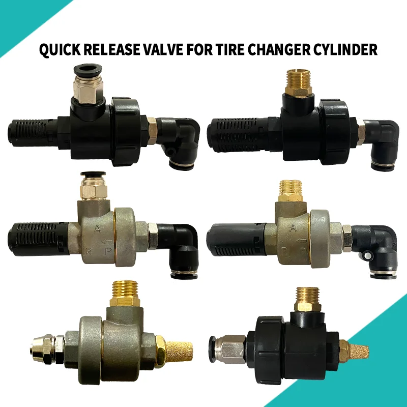 Quick Release Valve Spare Parts for Tire Changer Metal Quick Discharge Valve for Tire Cutting Machine Tyre Changer Spare Parts