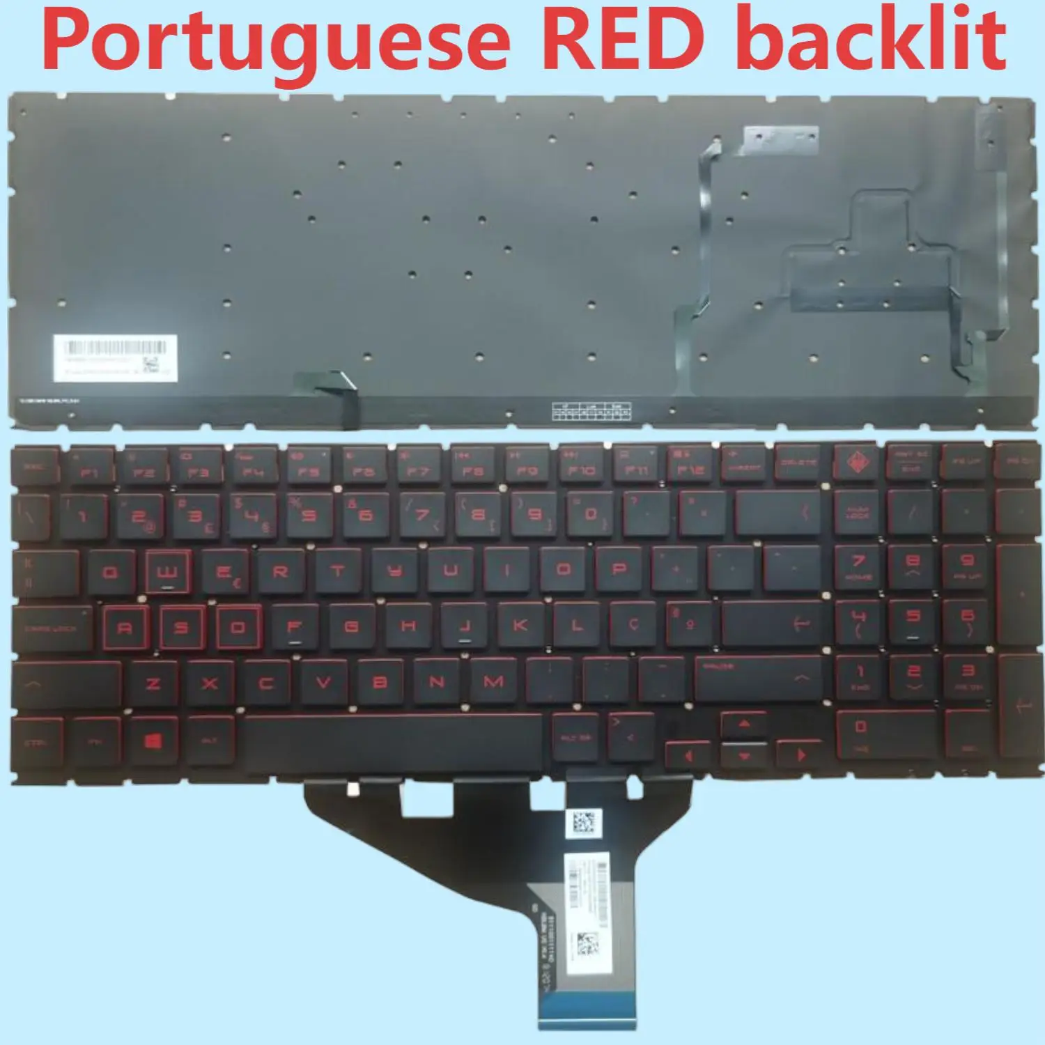 15-DC Portuguese backlit keyboard For HP omen 15-DC 15-DH TPN-Q211 15-dc000 15t-dc000 15-dc0010nr Portugal