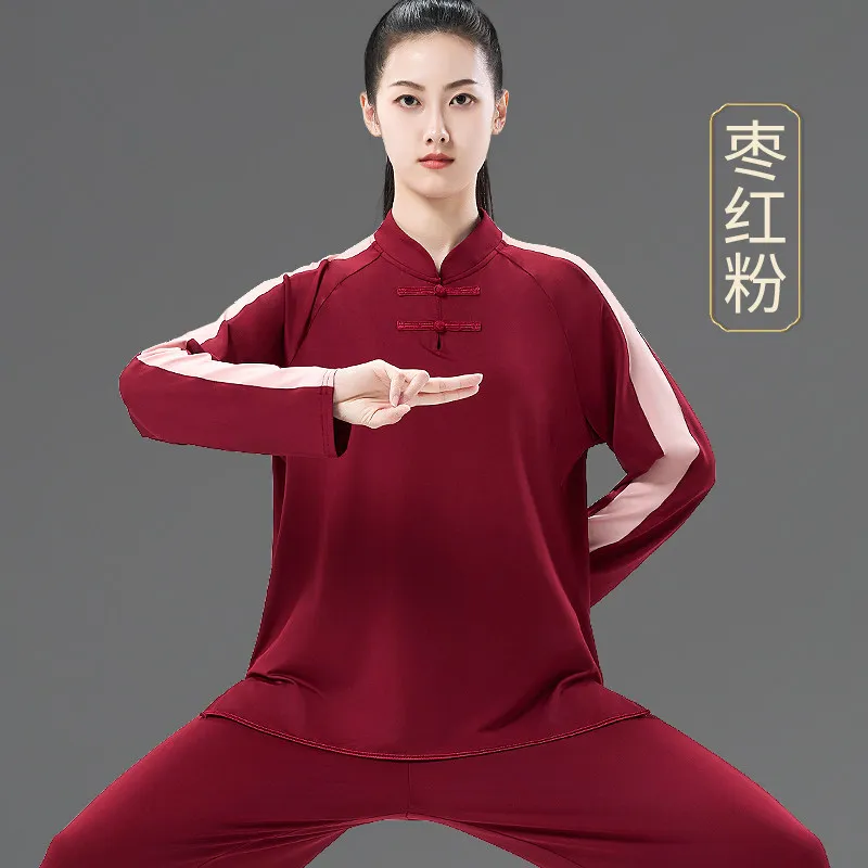 Tai Chi Uniform Men's 2026 New Summer Thin Baduanjin Practice Suit Performance Competition Polyester