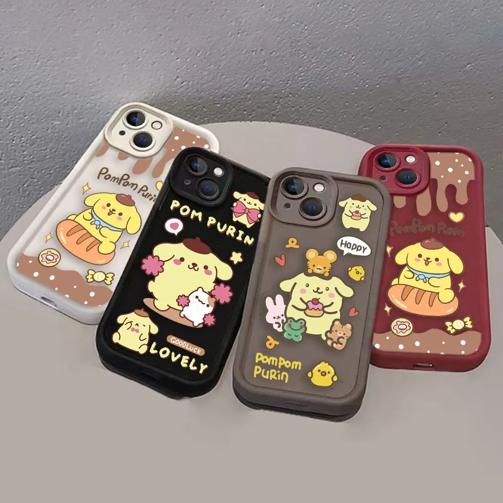 Cute Yellow Pompompurin Cover Phone Case For Oneplus 11 10R 8T NORD CE 2 3 4 LITE ACE 2 3 MOTO G9 22 30 Color Case Funda Shell