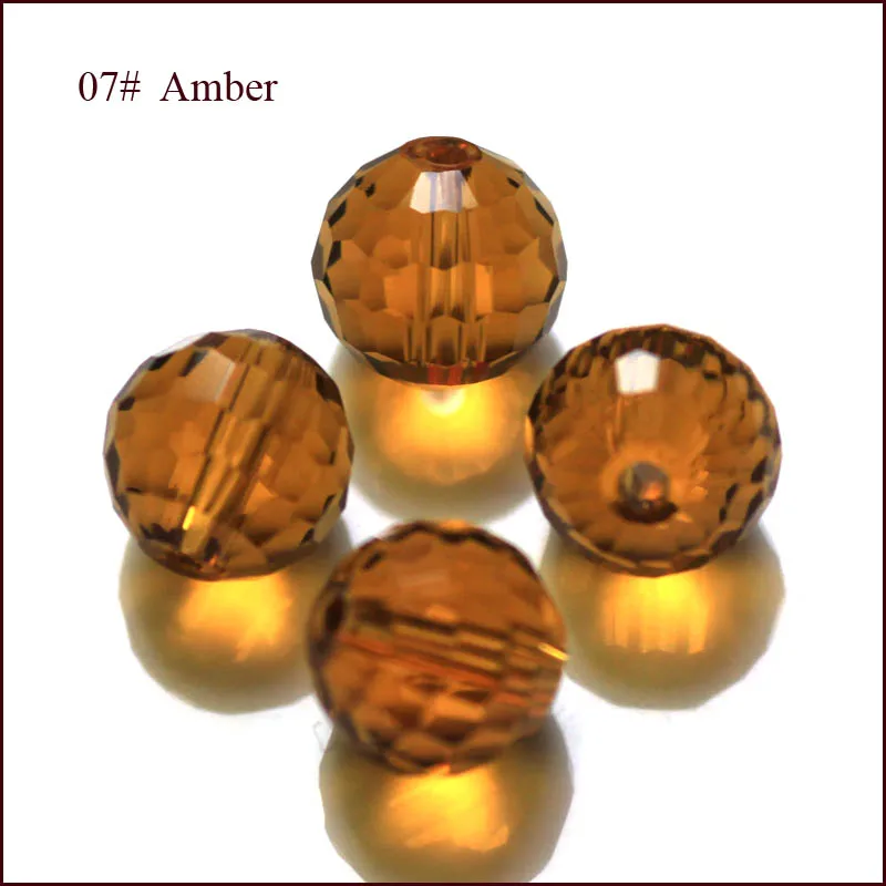Aaa 96 Facetten Cut Bal Blauwe Kleur 8Mm Facet Crystal Glass Losse Spacer Ronde Kralen 200 Stks/partij Voor Sieraden maken Diy