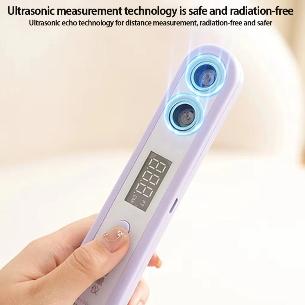 Digital Ultrasound Height Measuring Meter Smart Accurate Height Measuring Tool Safety Precision Height Measurement Scale
