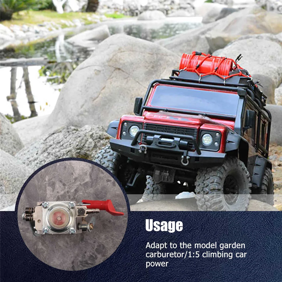 BOFF-คาร์บูเรเตอร์สําหรับWalbro Wt-668 Wt-997 RcสําหรับHPI Baja 5B 5T 5SC LOSI 5IVE-Tเครื่องยนต์คาร์บูเรเตอร์