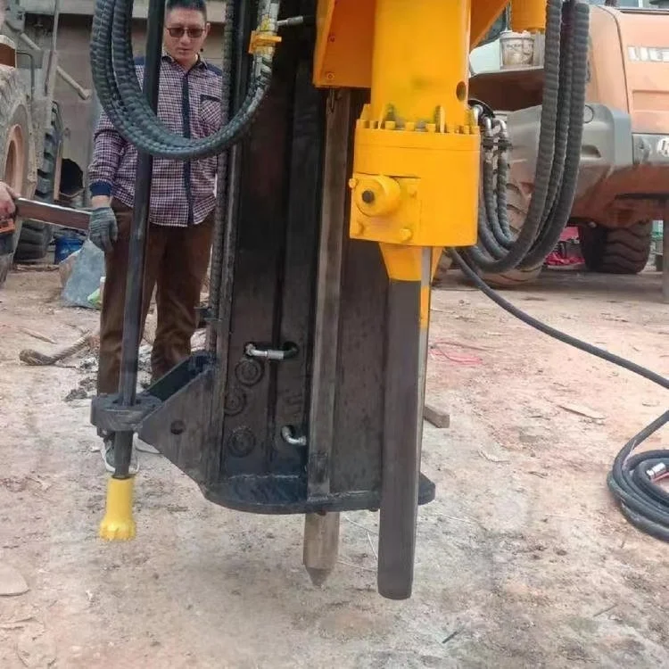 

High-Efficiency Hydraulic Drill-Split Machine for Excavators, All-in-One Rock Drilling and Splitting Attachment for Mining
