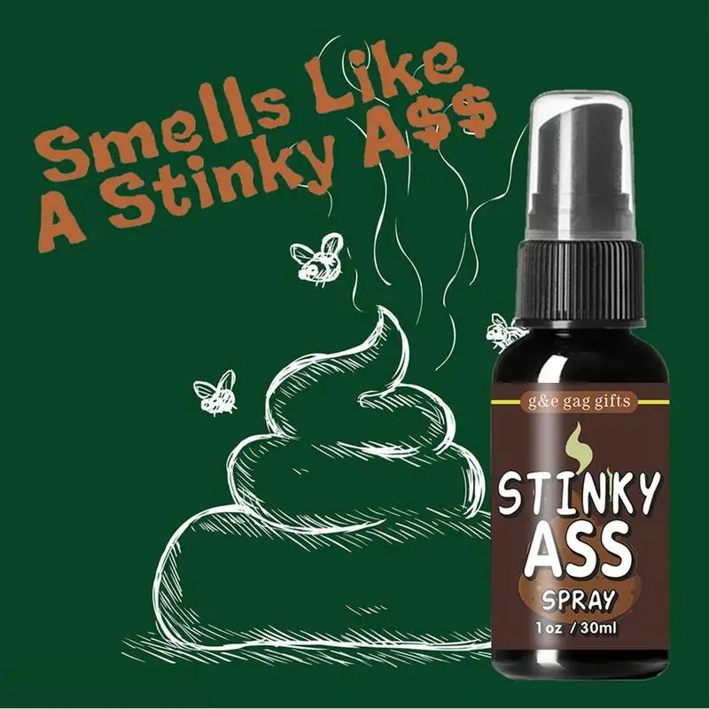 Tricky Liquid Fart 30ML Funny Tricky Smelly Fart Safe and Portable Tricky Toys Great Gifts for Farting Kids and Adults