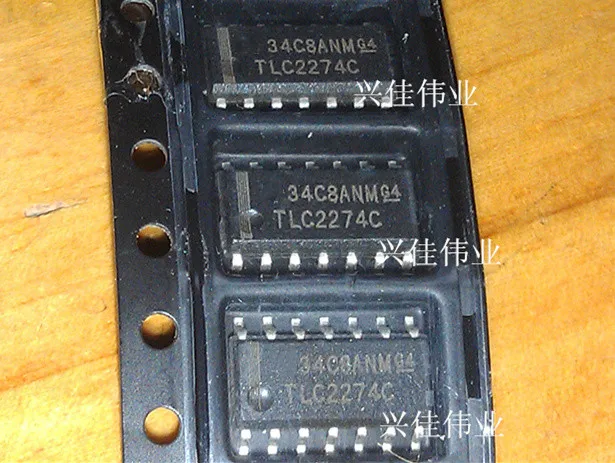 5PCS/LOT TLC2274CDR TLC2274C SMD SOP-14 four-channel operational amplifier  In Stock NEW original IC