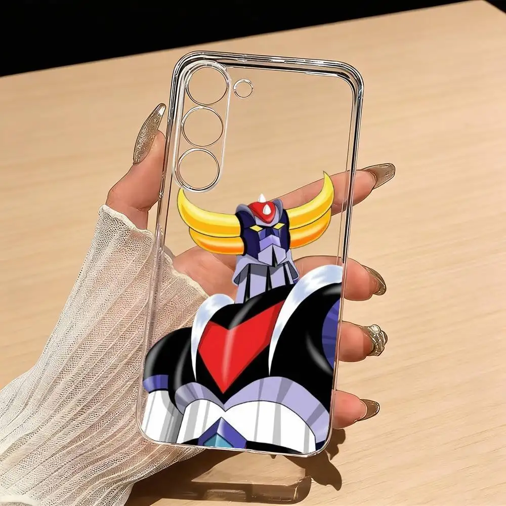 UFO R-Robot G-Goldorak Phone Case For Samsung S25,S24,S21,S22,S23,S30,Ultra,S20,Plus,Fe,Lite Transparent Cover
