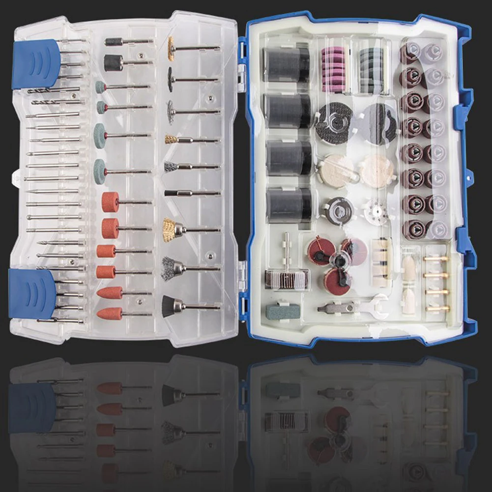 365 Piece Rotary Tool Accessory Kit for Grinding Cutting Engraving Polishing with Portable Storage Case for Craftsmen