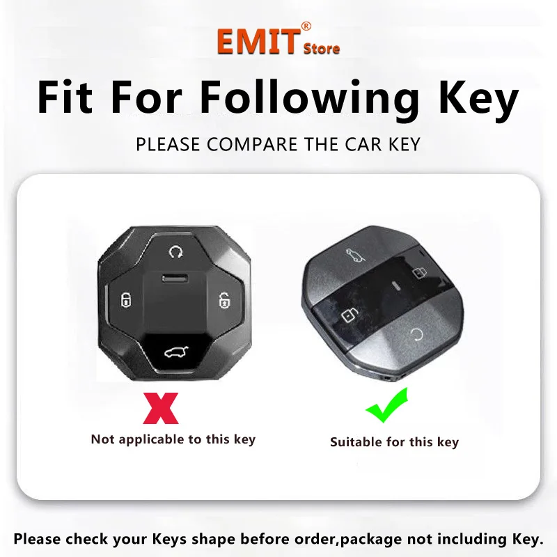 For Jetour Traveller T1 2025+ Freedom T2 Freer Zinc Alloy Car Key Case Remote Cover Bag Shell Keychain Holder Fob Accessories